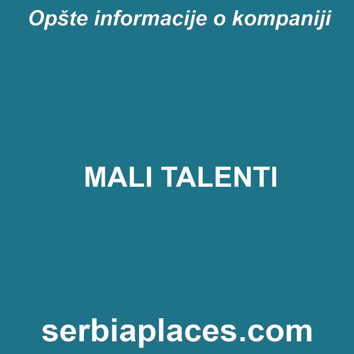 MALI TALENTI
