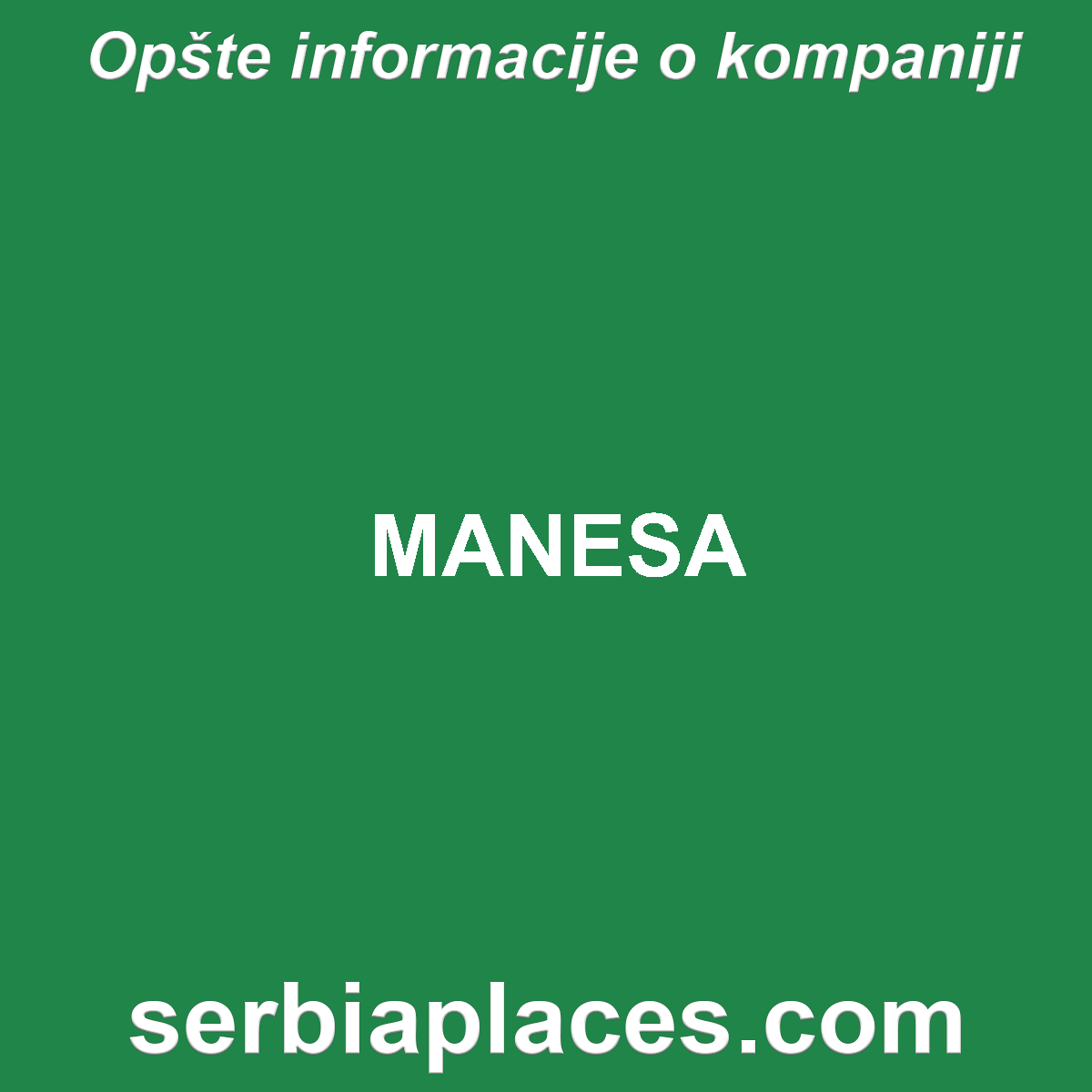 MANESA