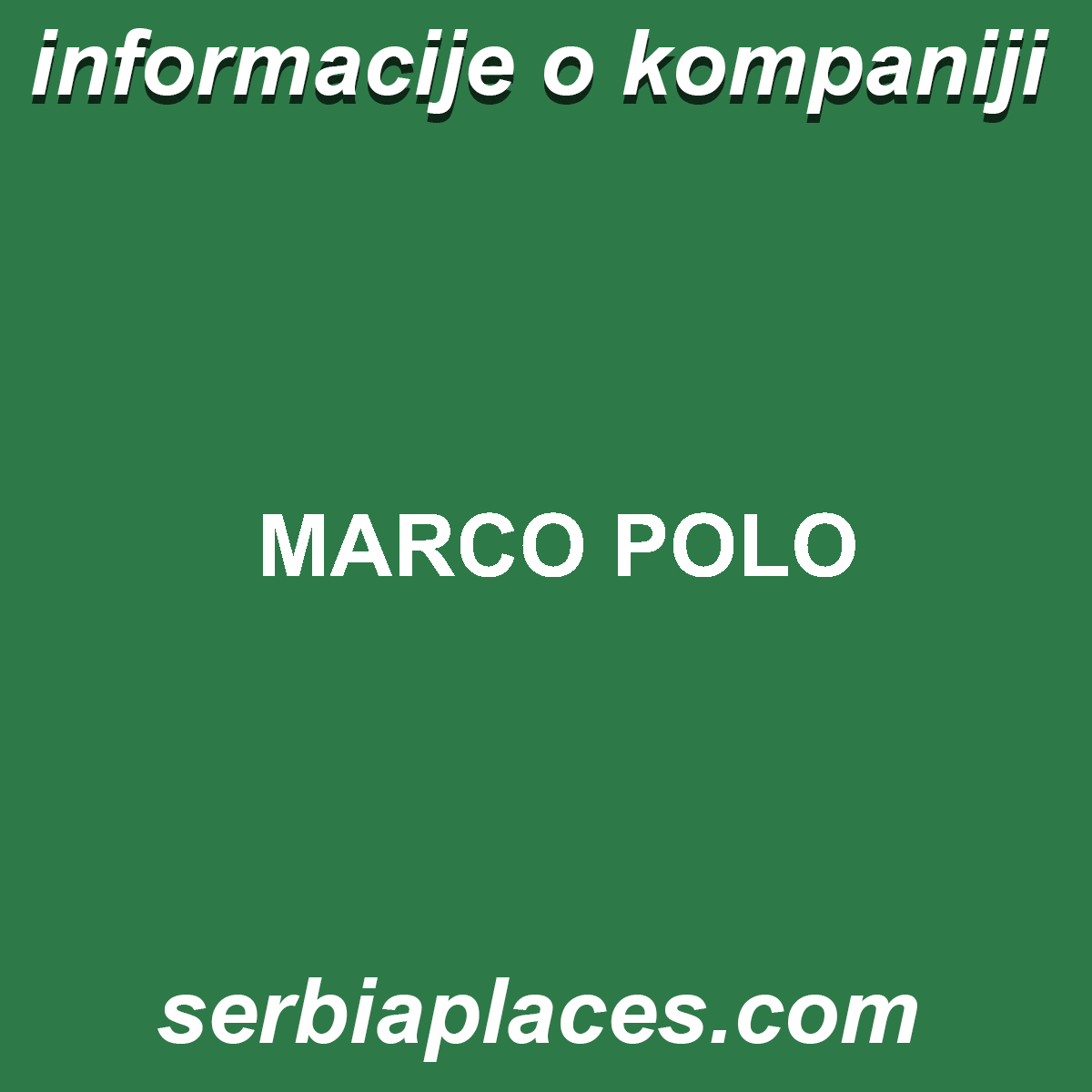 MARCO POLO