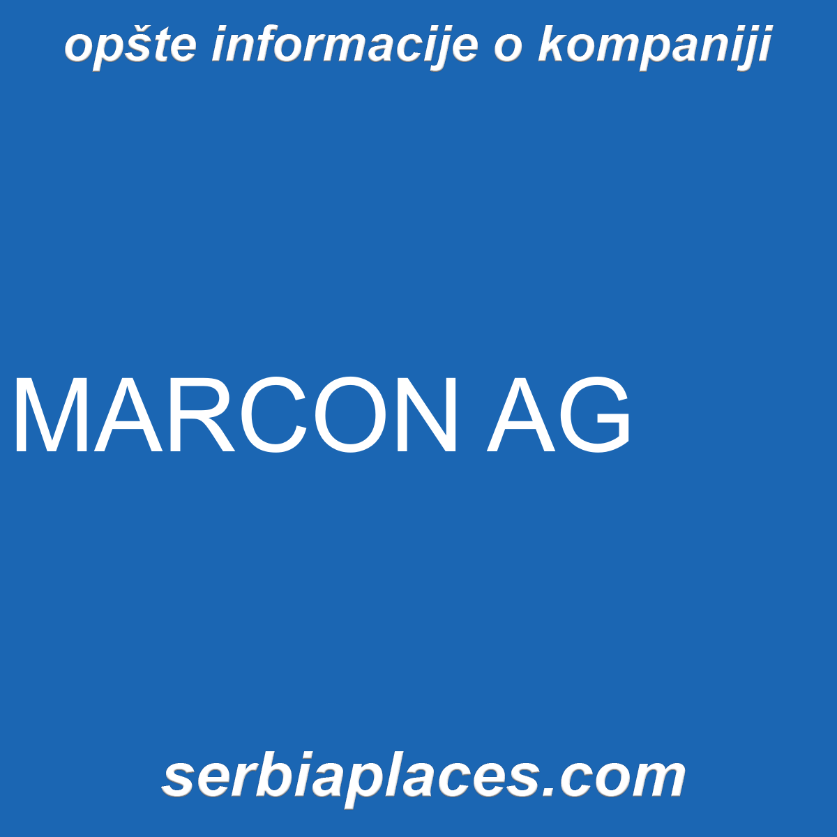 MARCON AG
