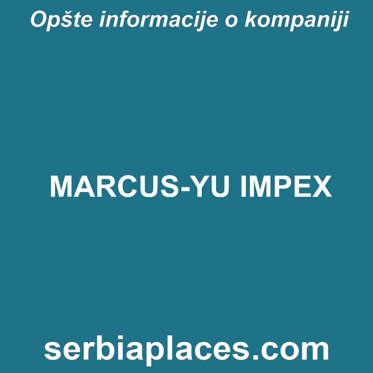 MARCUS-YU IMPEX