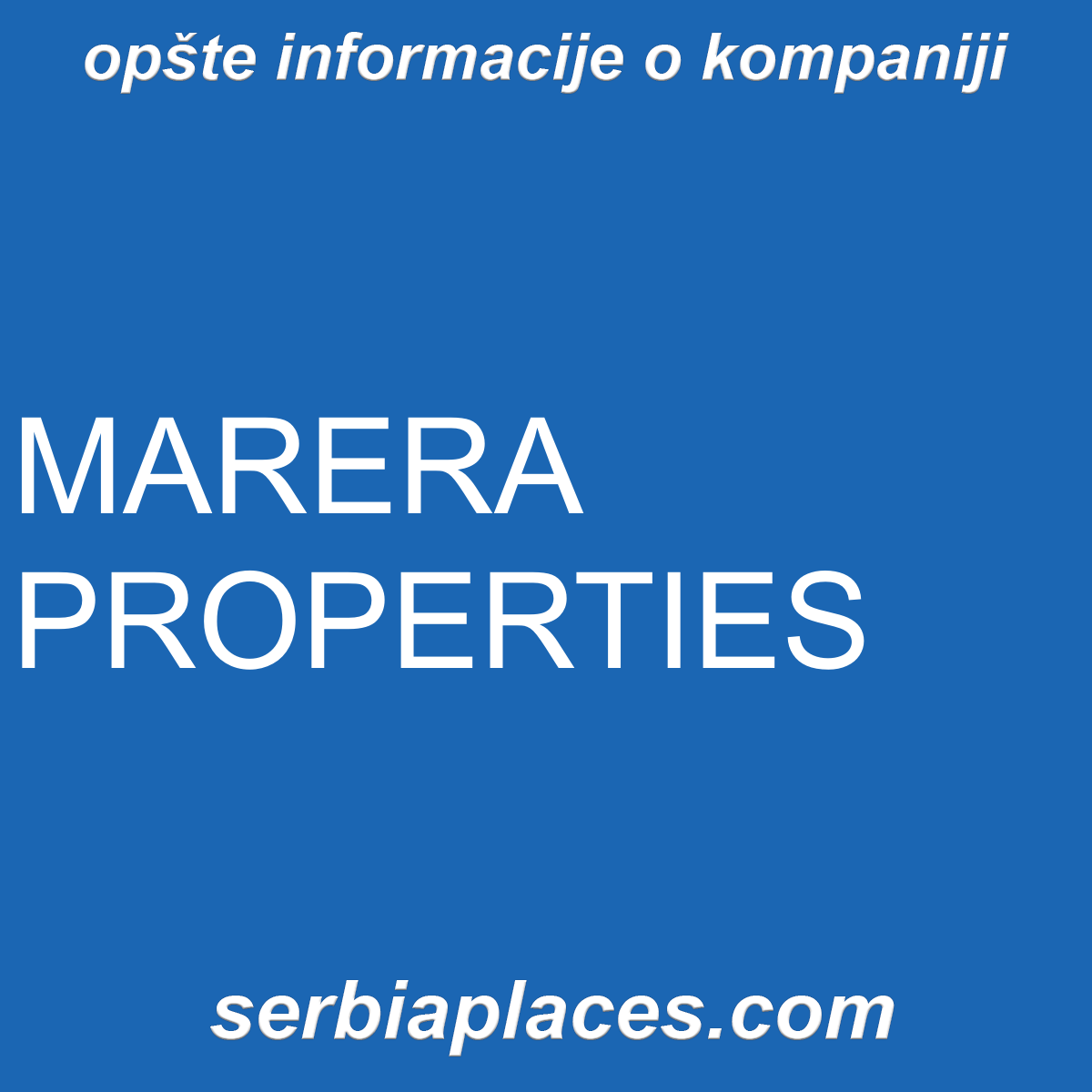 MARERA PROPERTIES
