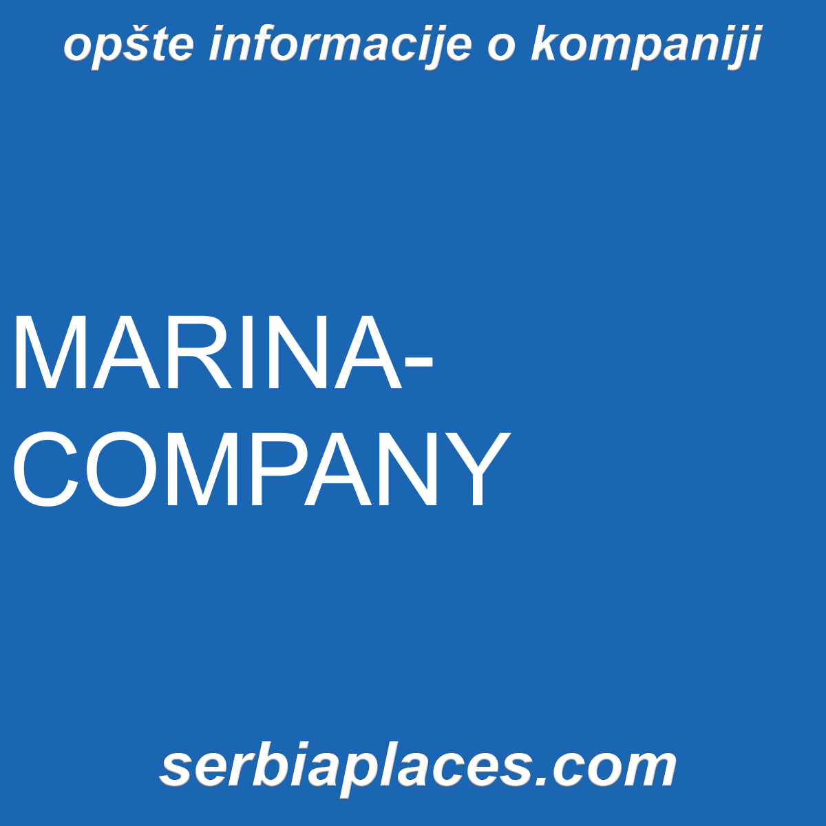 MARINA-COMPANY