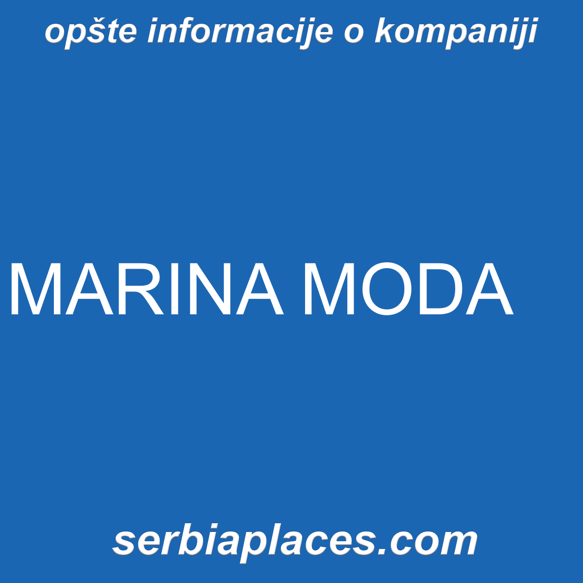 MARINA MODA