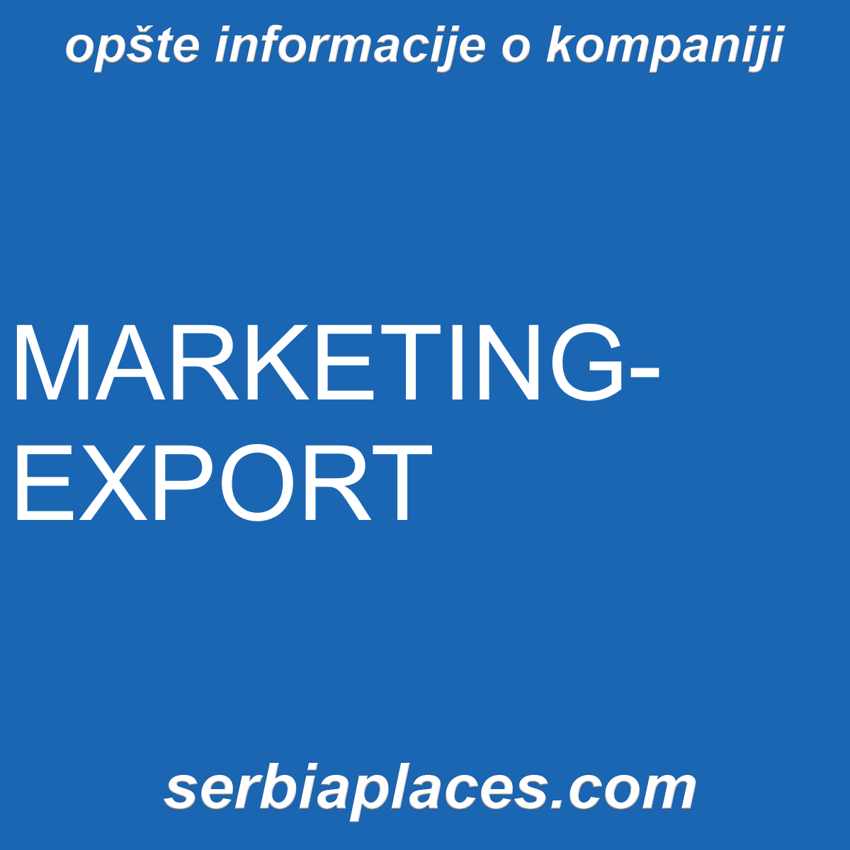MARKETING-EXPORT