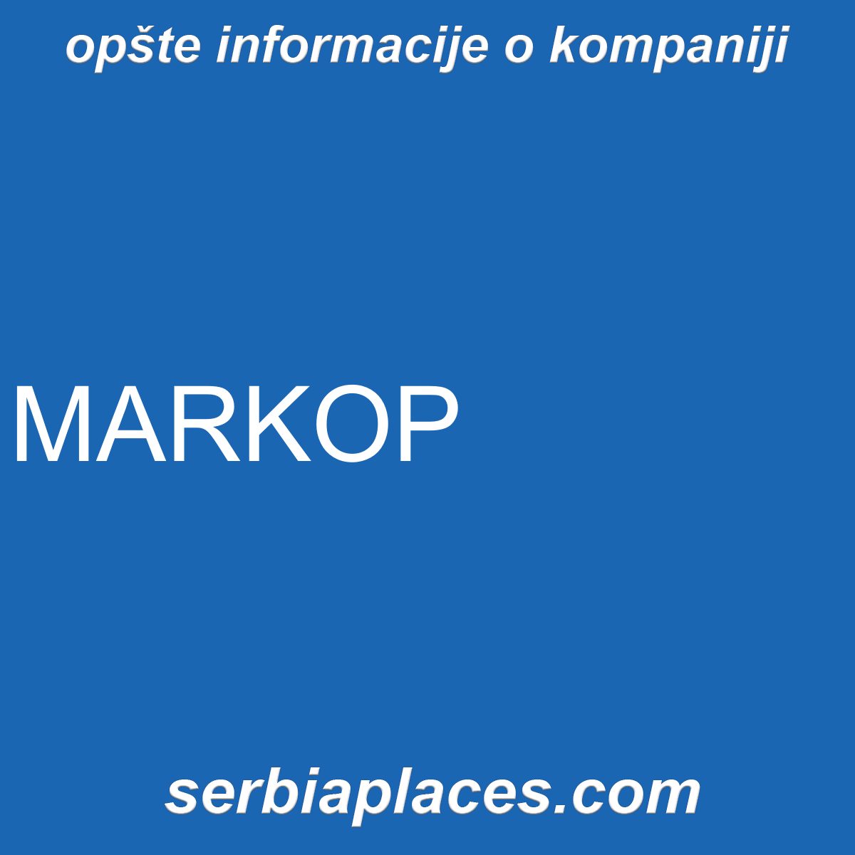 MARKOP