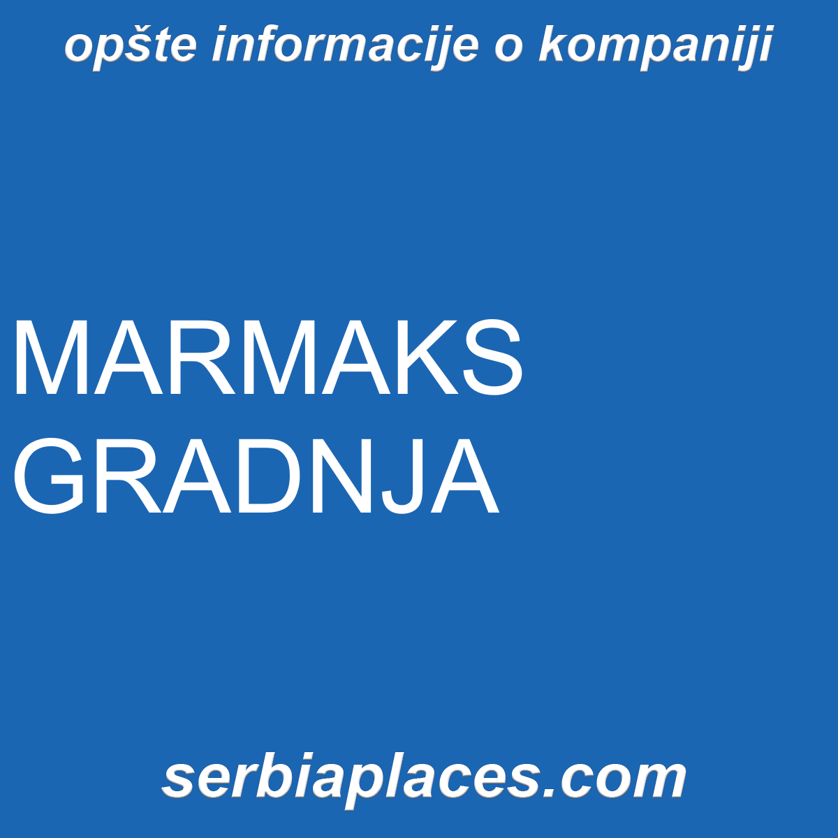 MARMAKS GRADNJA