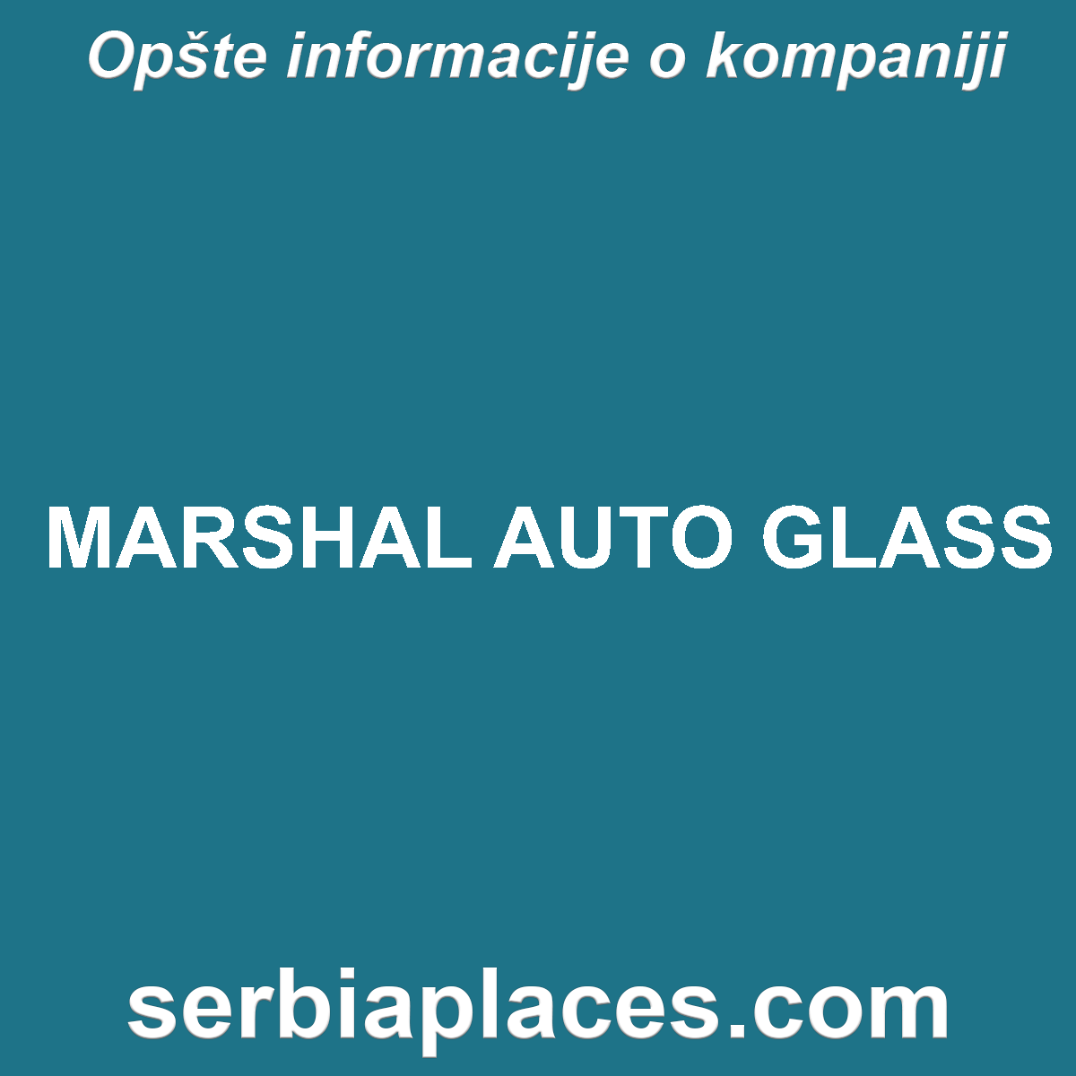 MARSHAL AUTO GLASS