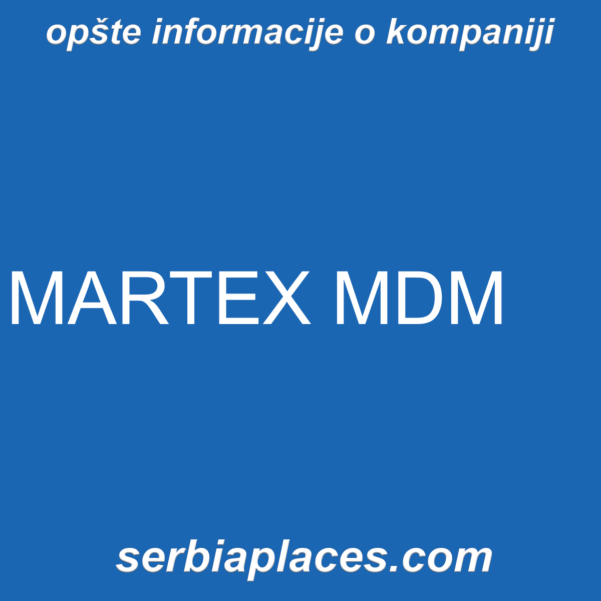MARTEX MDM