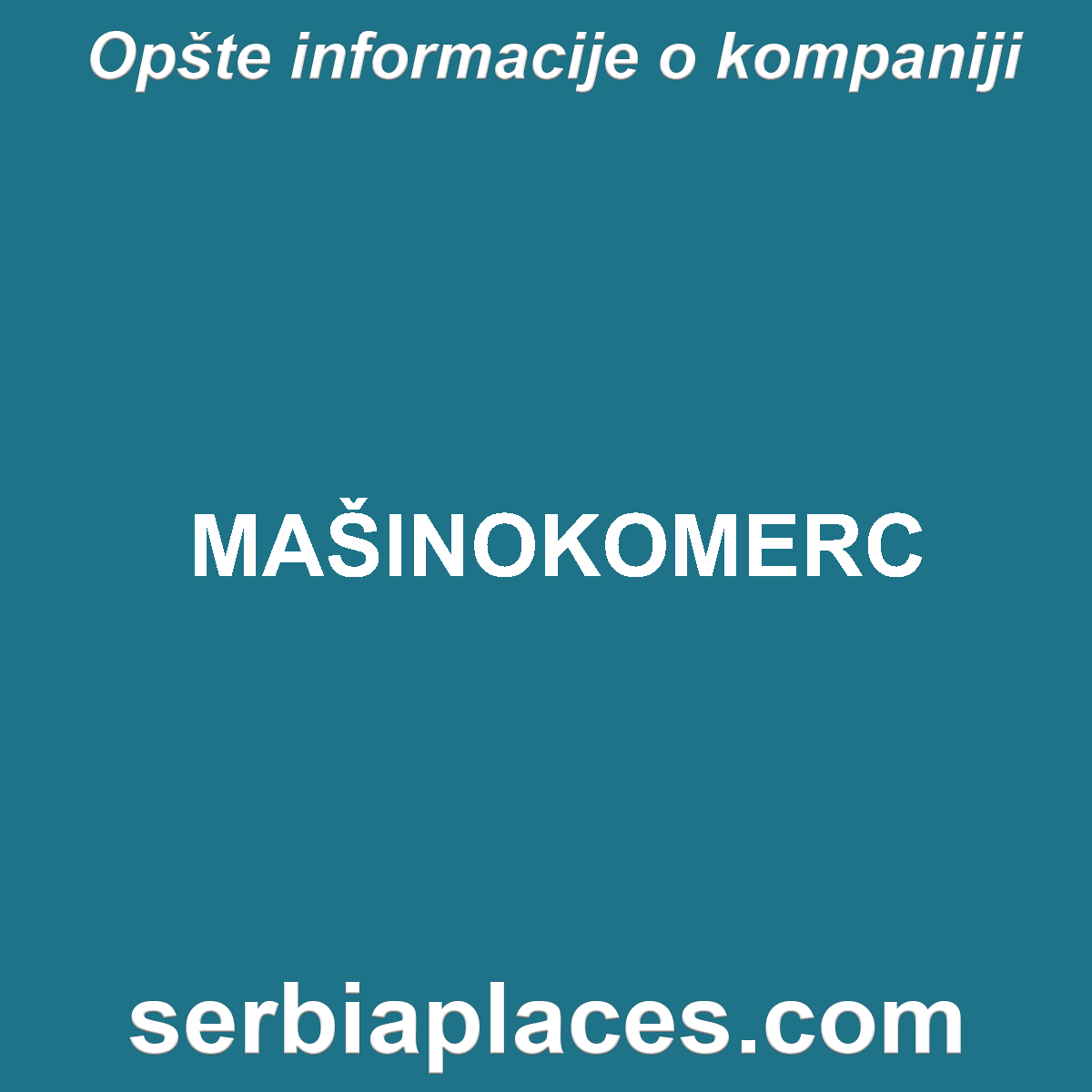 MAŠINOKOMERC