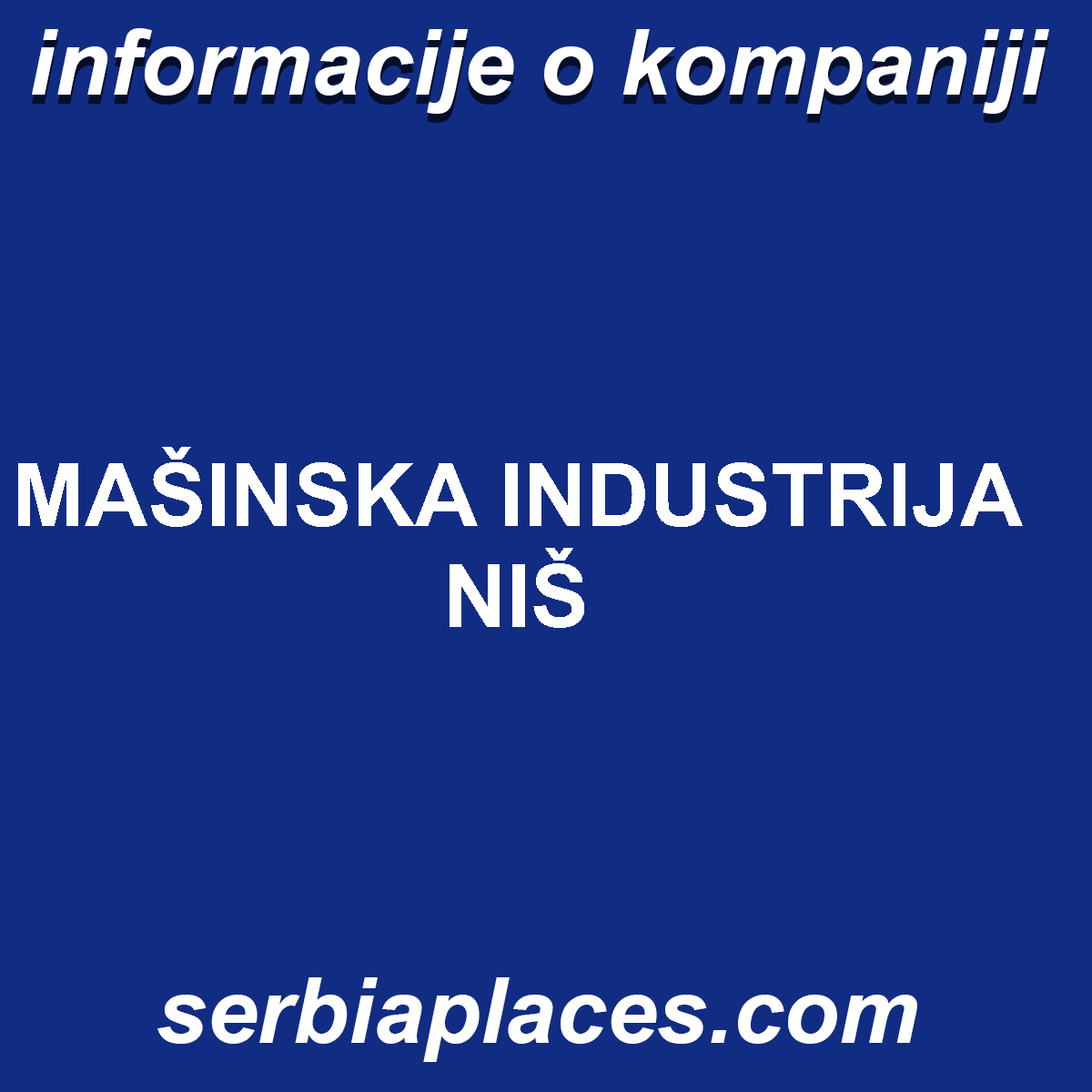 MAŠINSKA INDUSTRIJA NIŠ