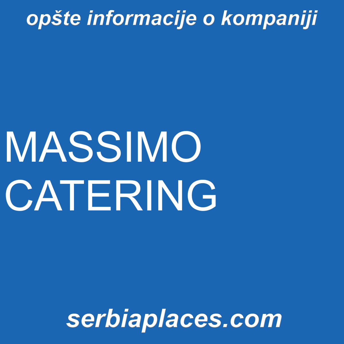 MASSIMO CATERING