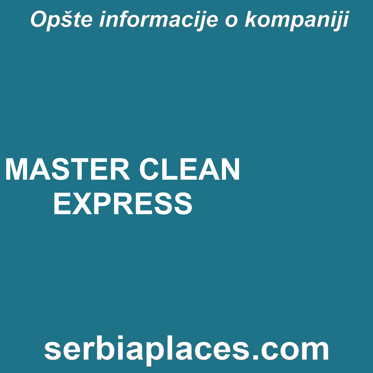 MASTER CLEAN EXPRESS