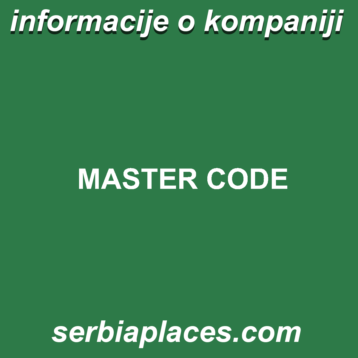 MASTER CODE