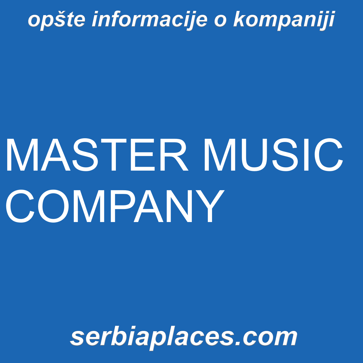 MASTER MUSIC COMPANY