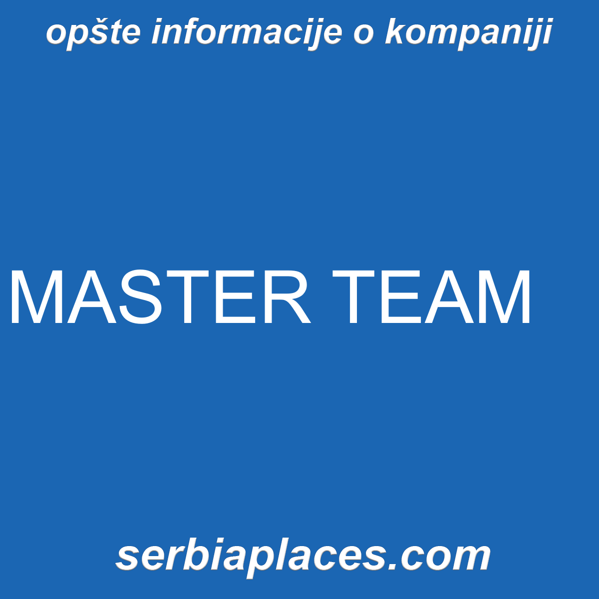MASTER TEAM