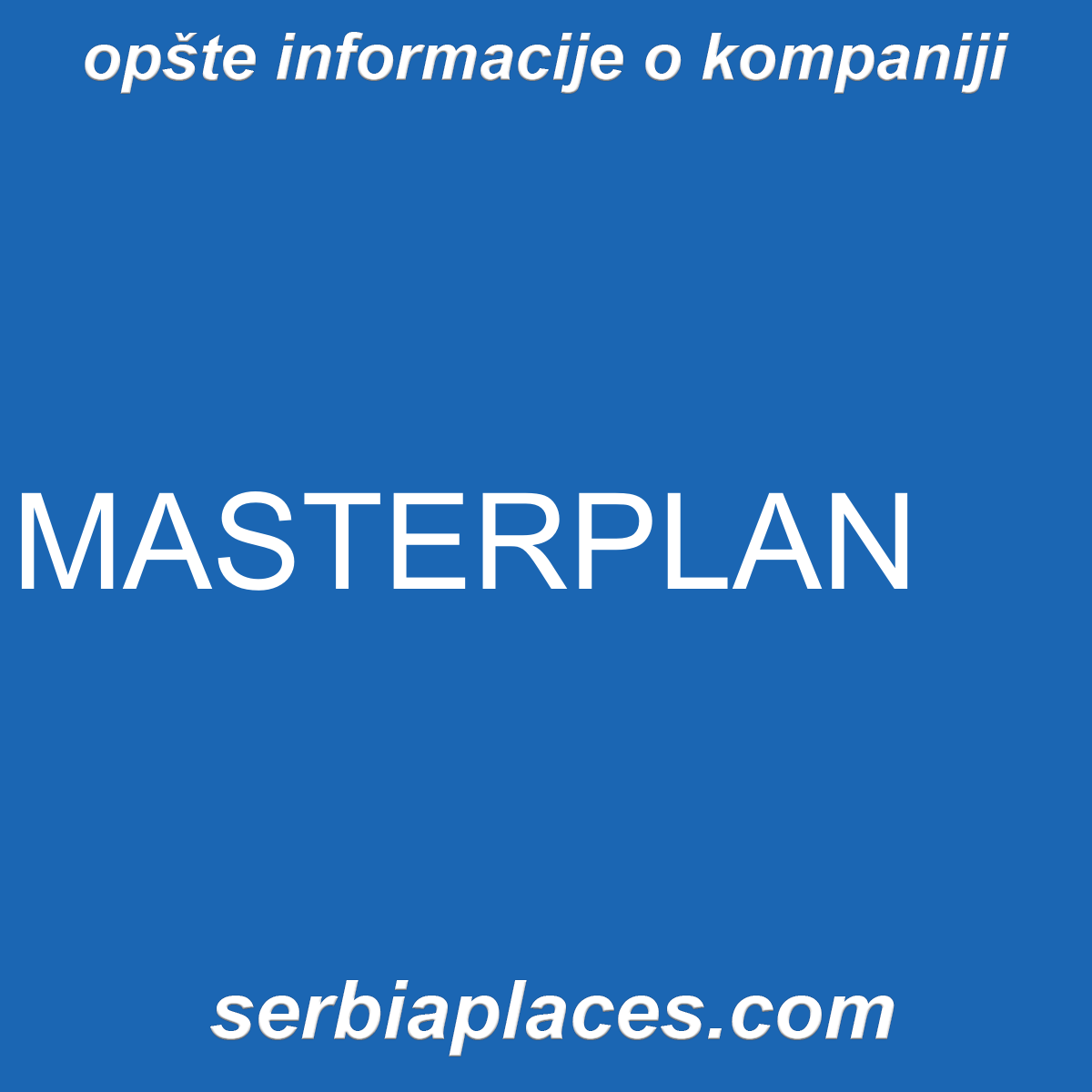 MASTERPLAN