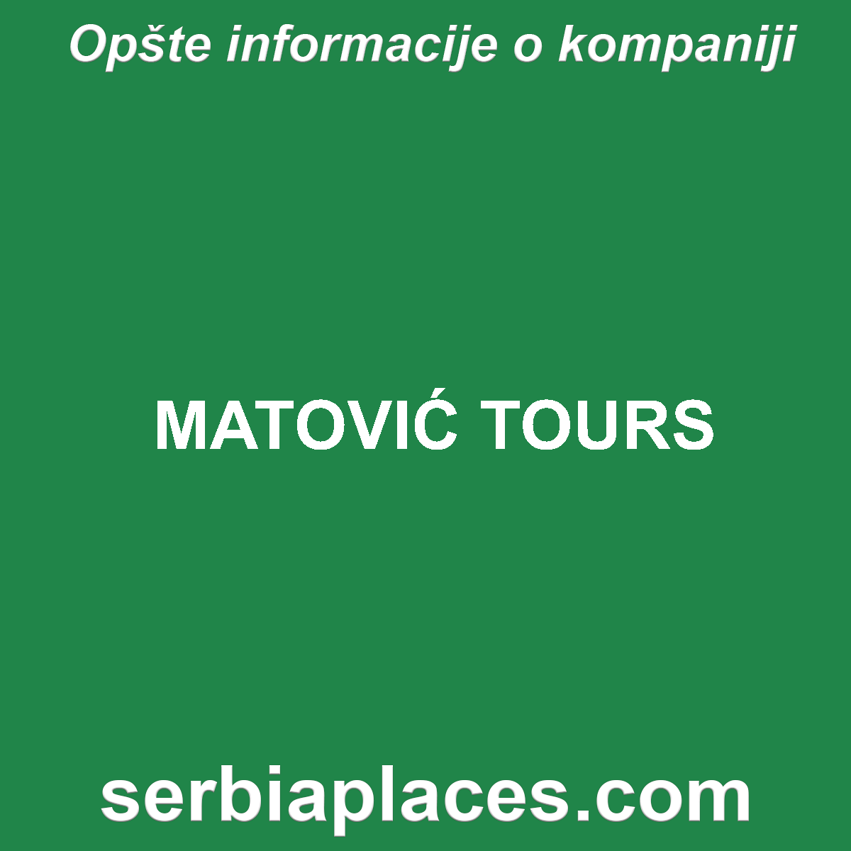 MATOVIĆ TOURS