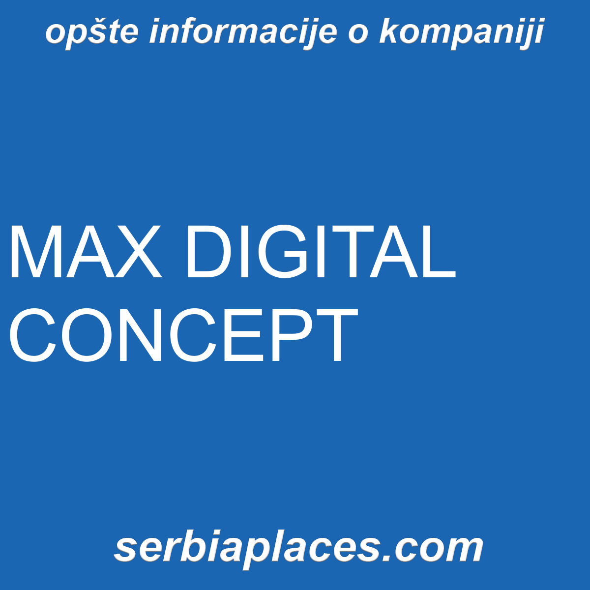 MAX DIGITAL CONCEPT