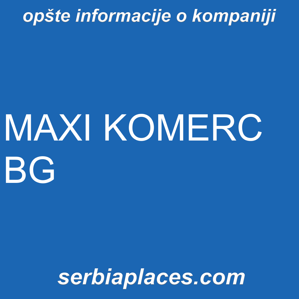 MAXI KOMERC BG