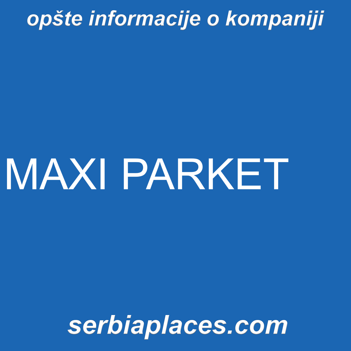 MAXI PARKET