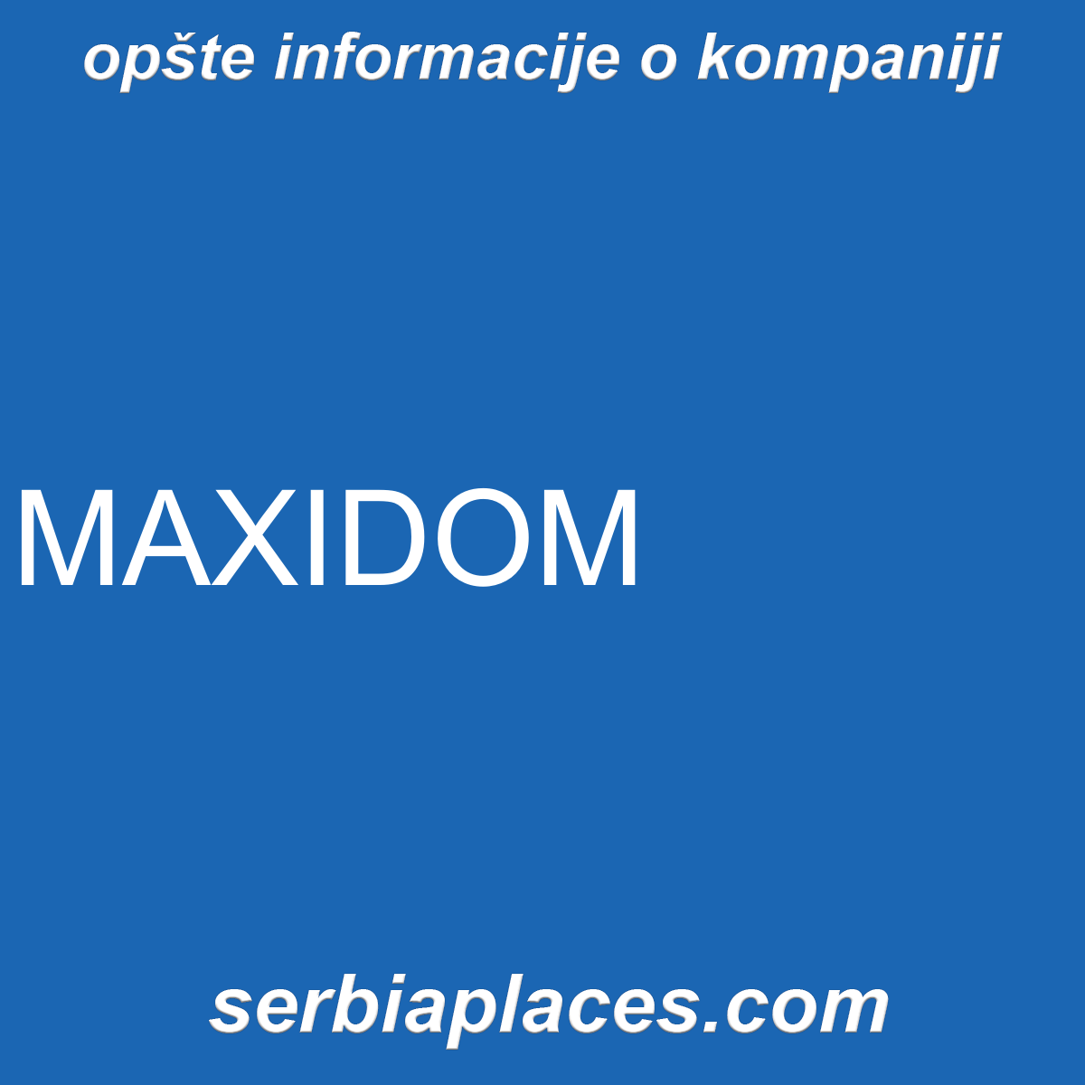 MAXIDOM