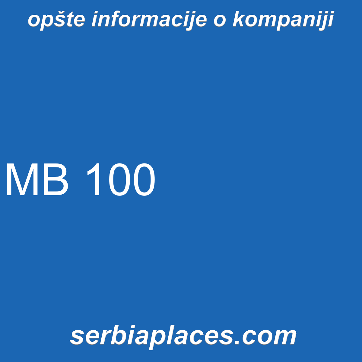 MB 100