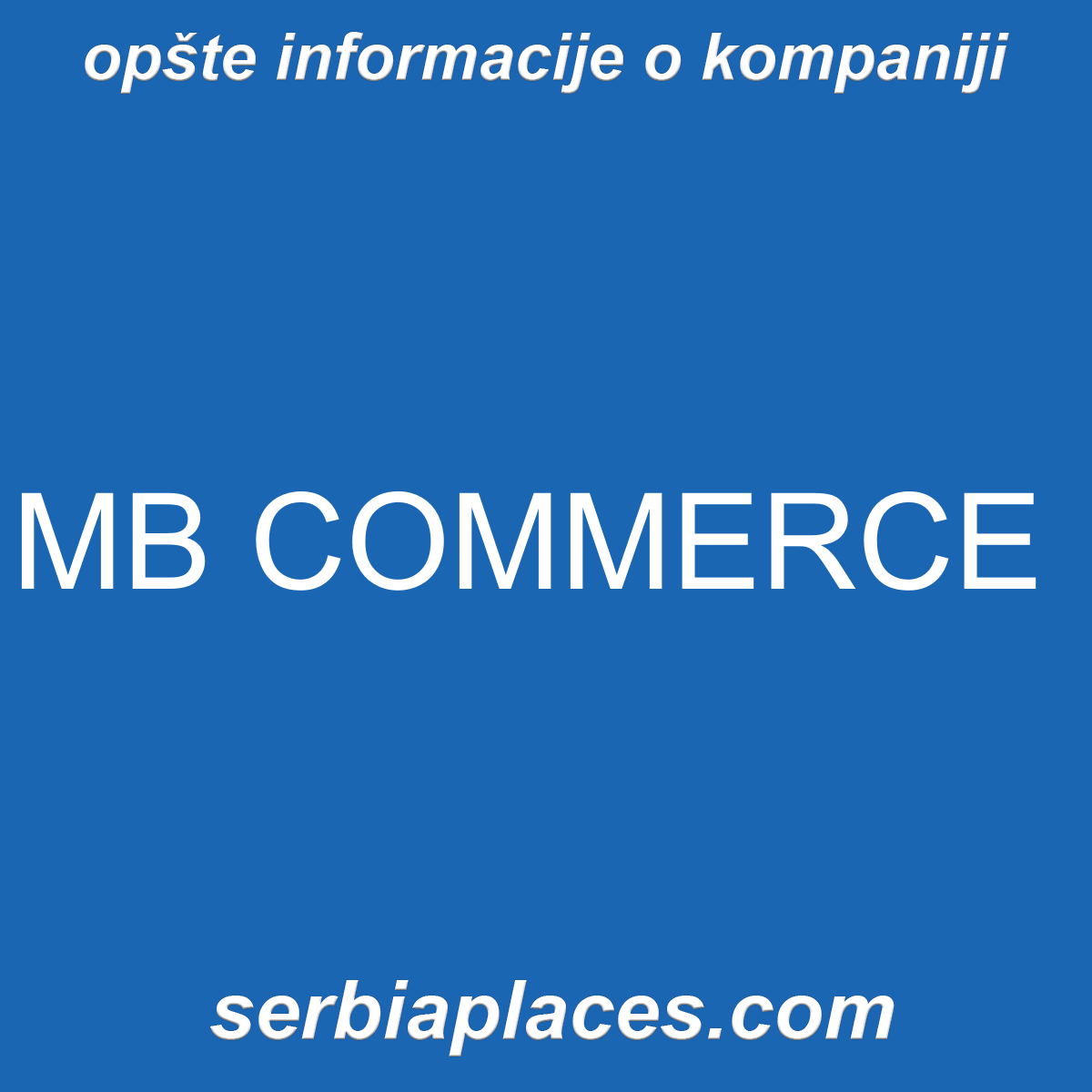 MB COMMERCE