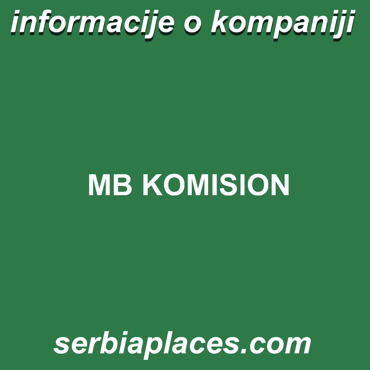 MB KOMISION