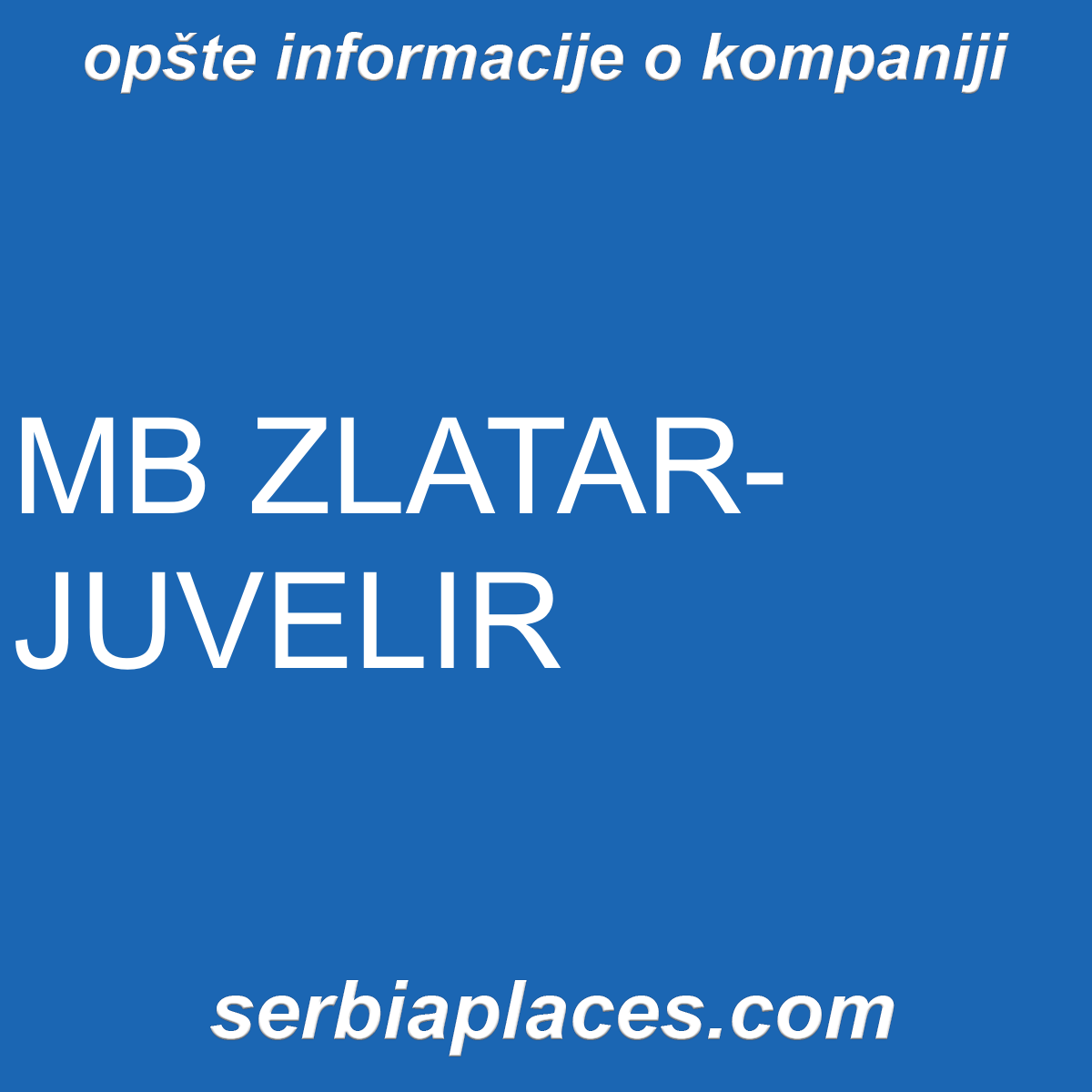 MB ZLATAR-JUVELIR