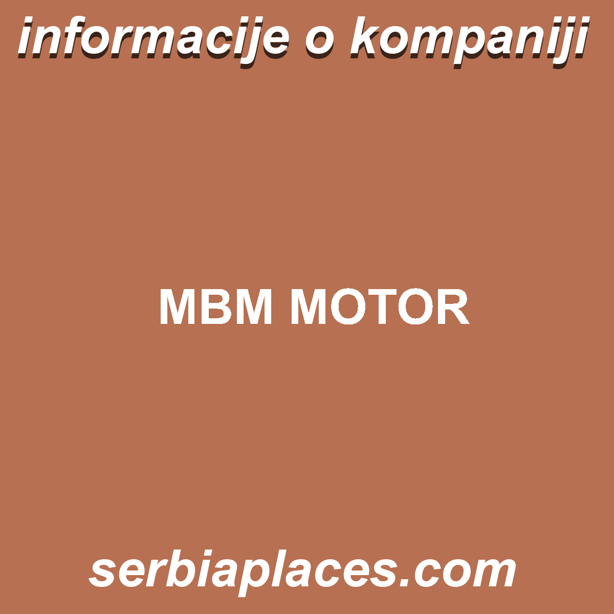 MBM MOTOR