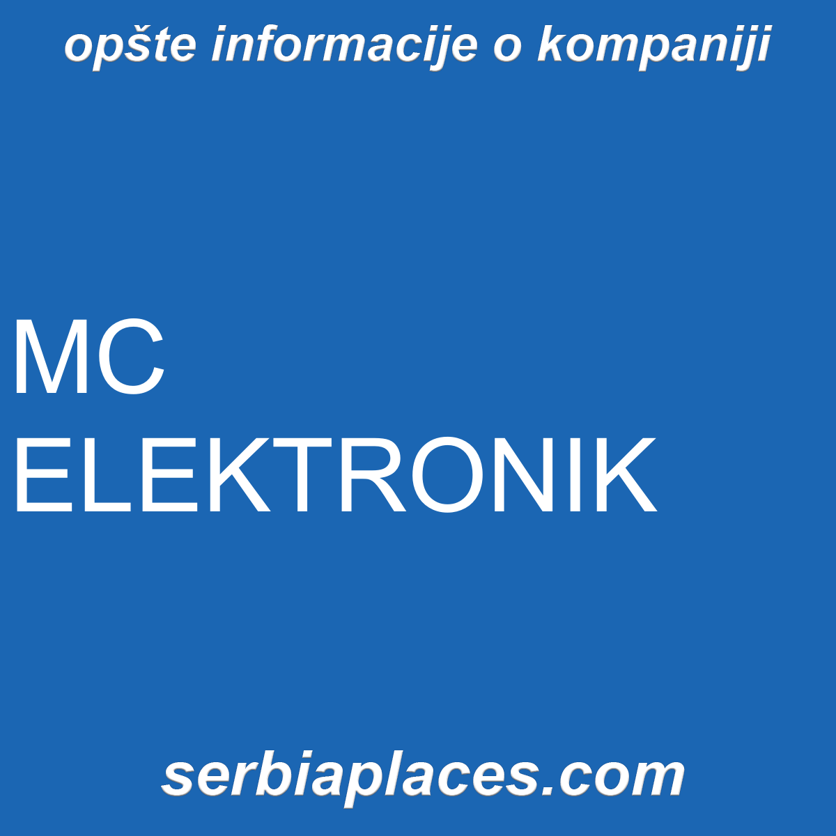 MC ELEKTRONIK