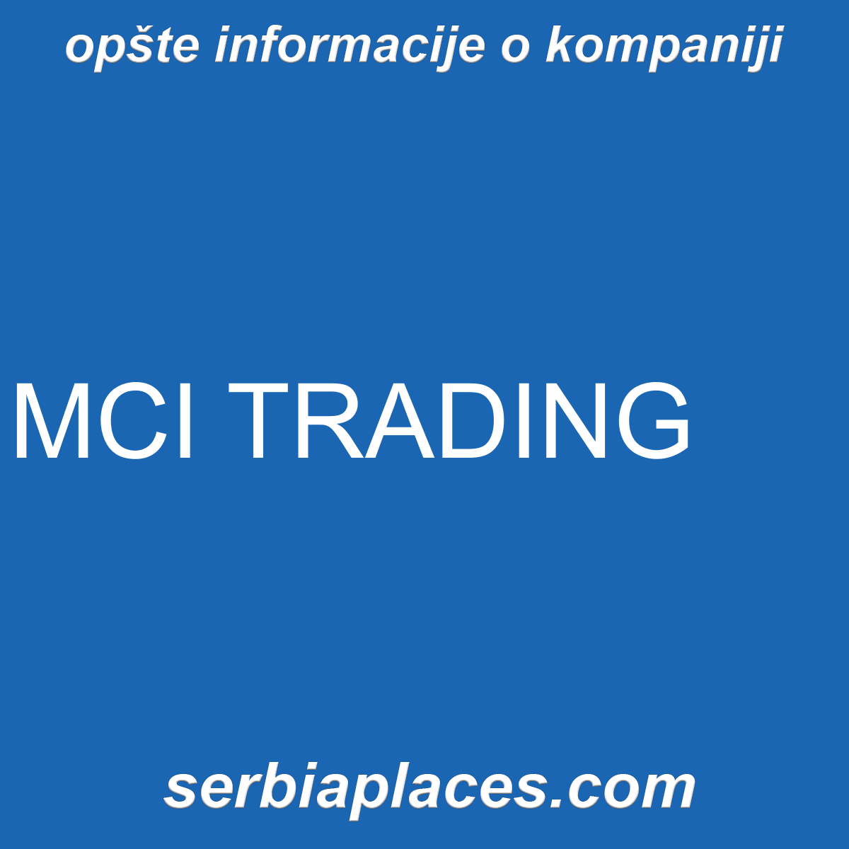 MCI TRADING