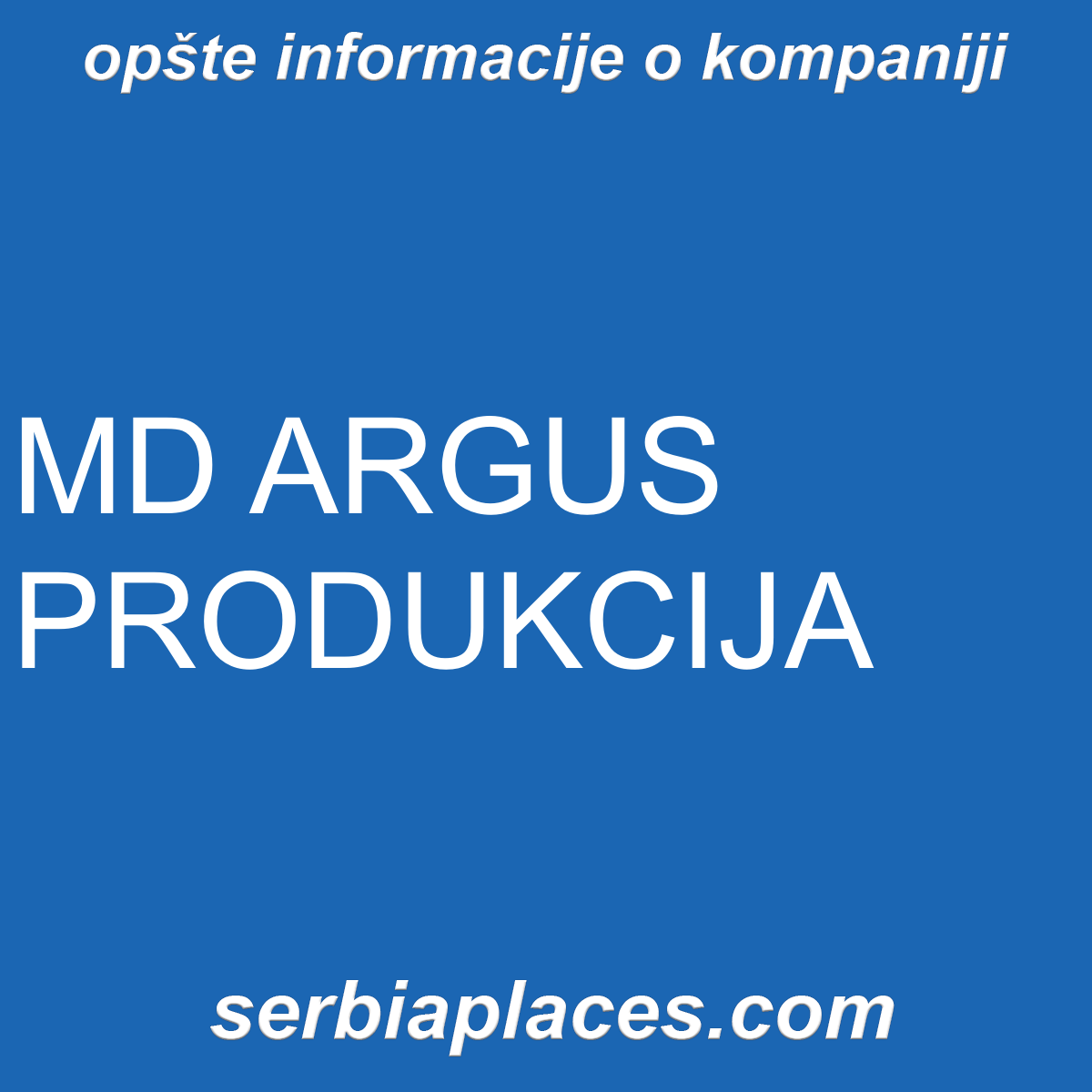 MD ARGUS PRODUKCIJA