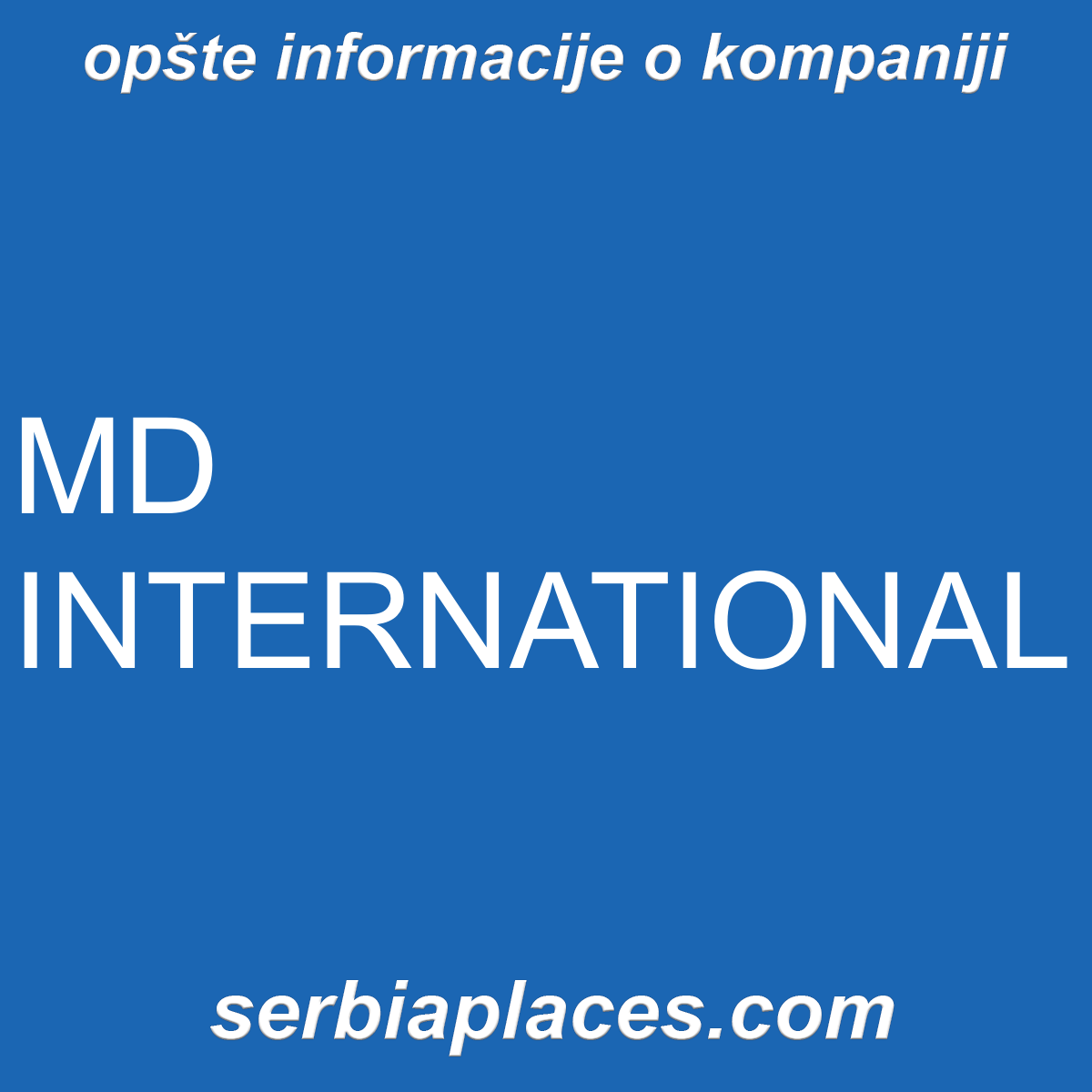MD INTERNATIONAL