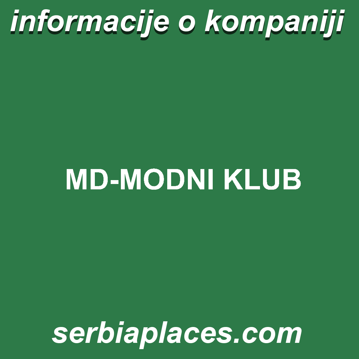 MD-MODNI KLUB