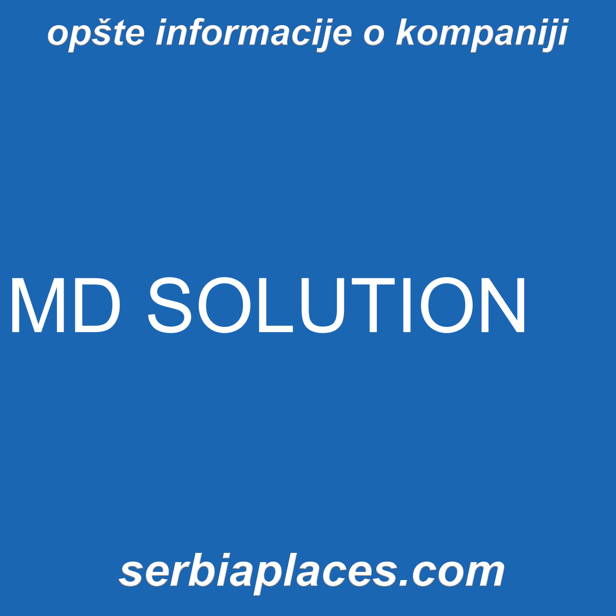 MD SOLUTION