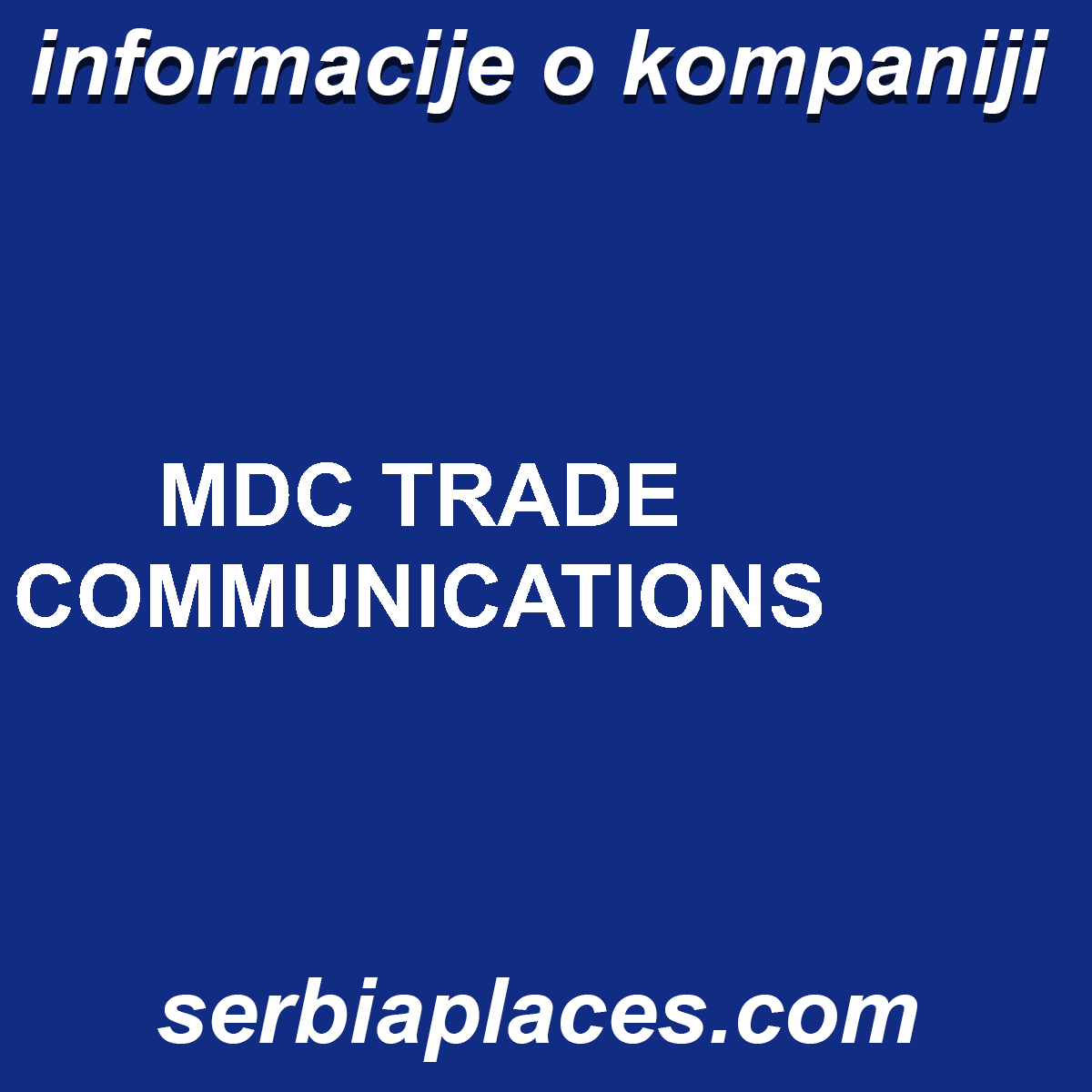 MDC TRADE COMMUNICATIONS
