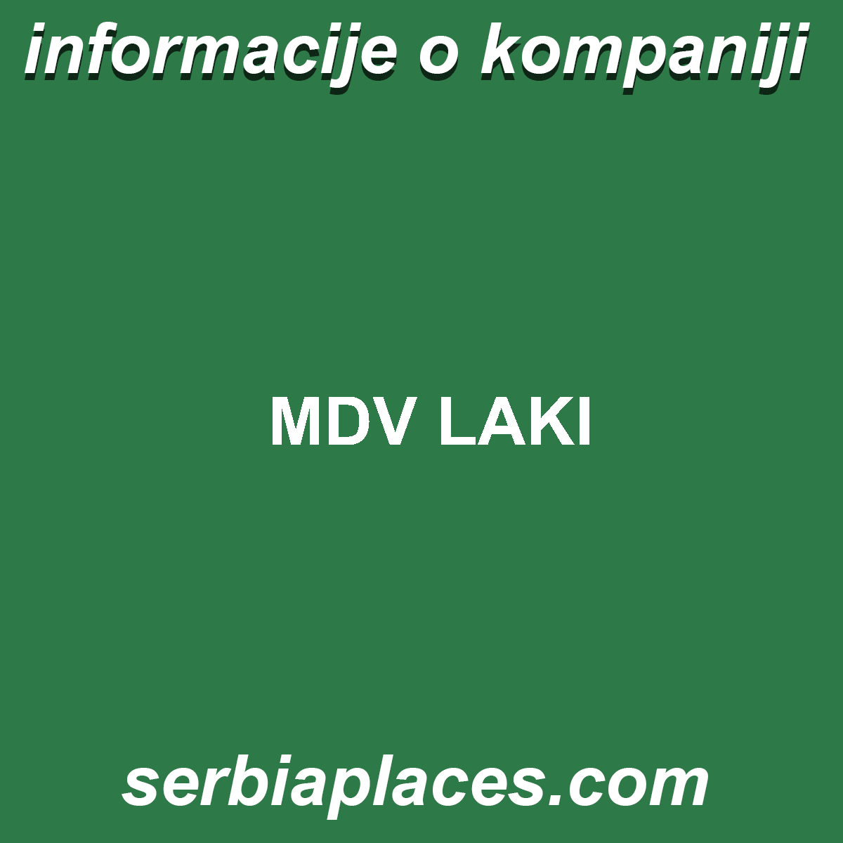 MDV LAKI