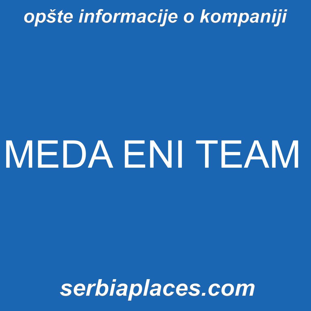 MEDA ENI TEAM