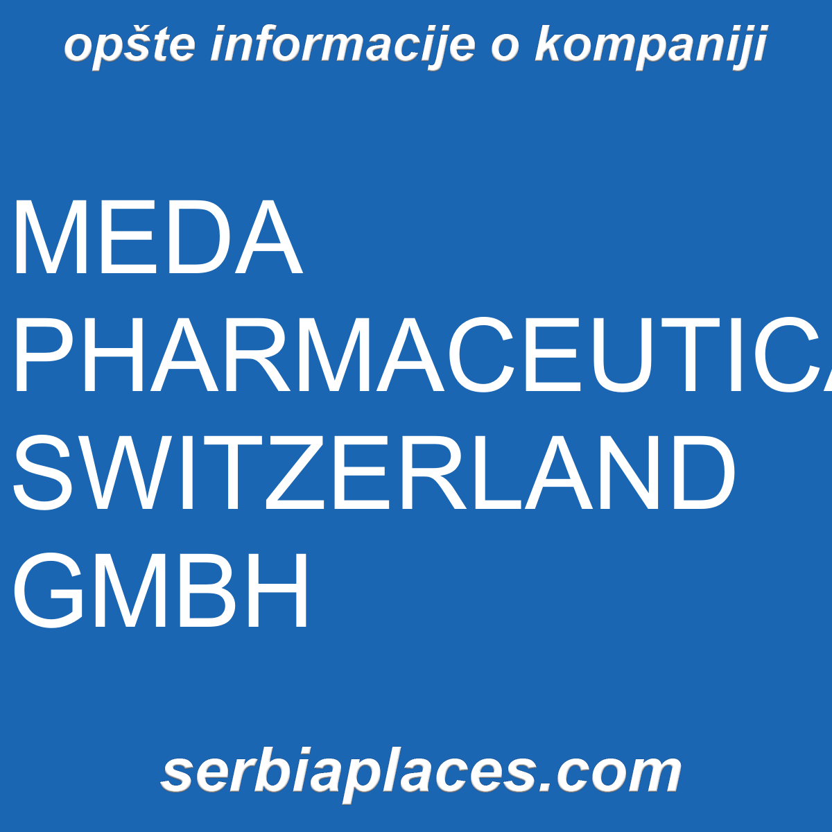 MEDA PHARMACEUTICALS SWITZERLAND GMBH