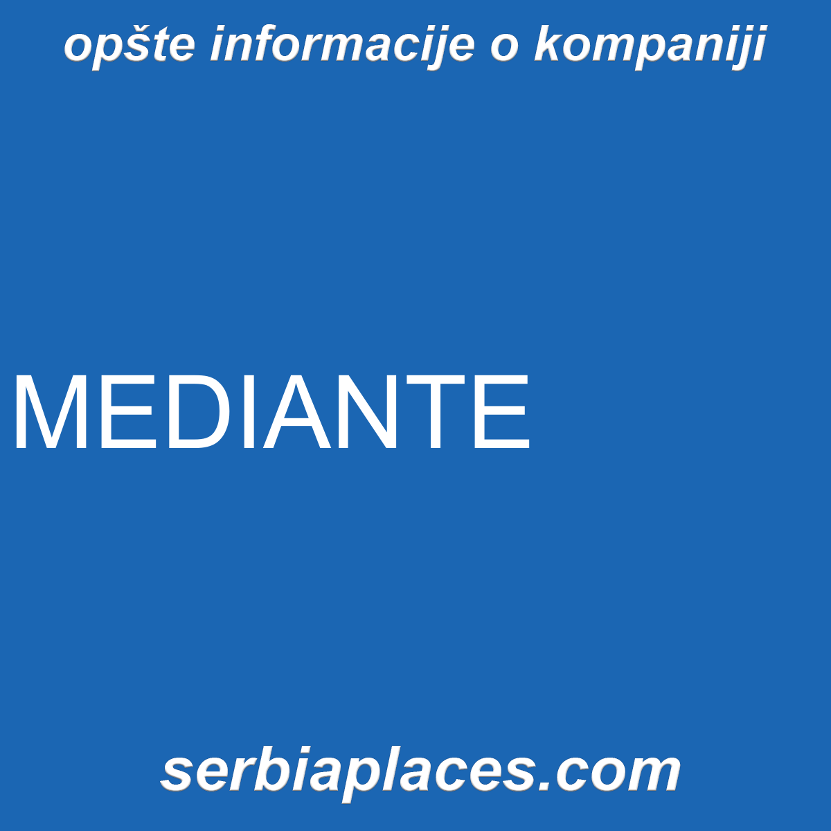 MEDIANTE
