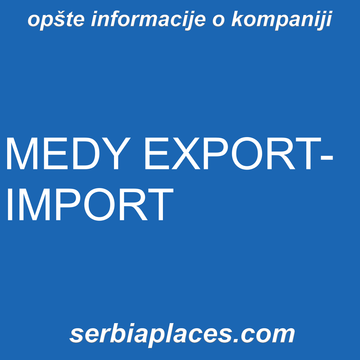 MEDY EXPORT-IMPORT
