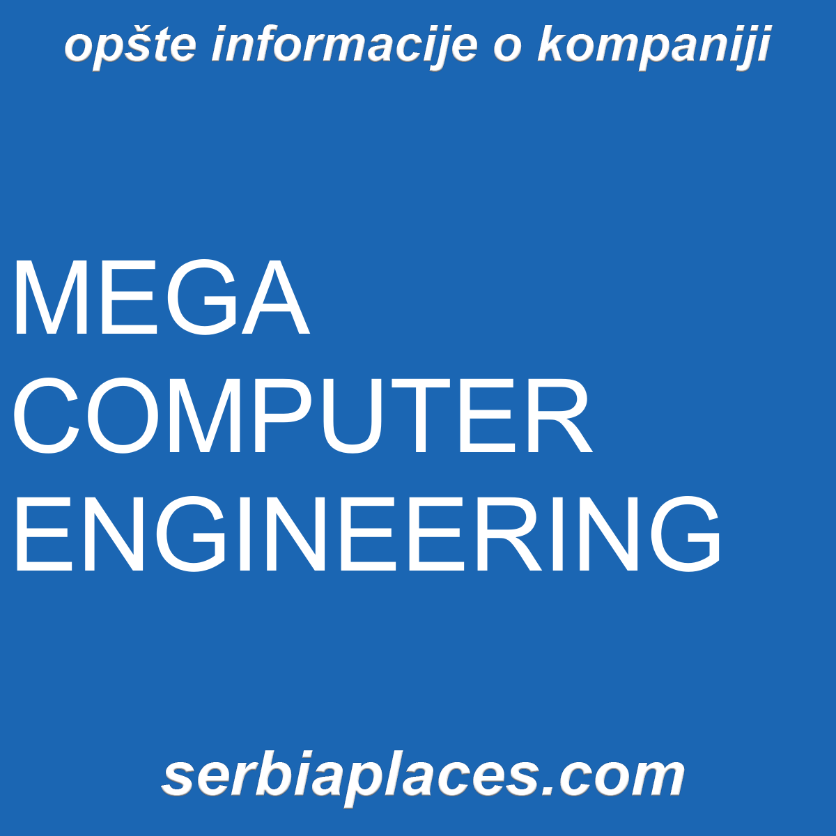 MEGA COMPUTER ENGINEERING