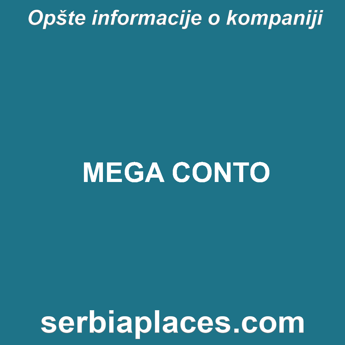 MEGA CONTO