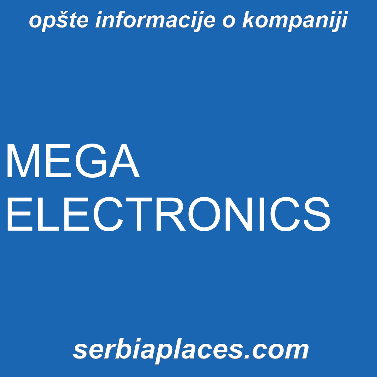 MEGA ELECTRONICS