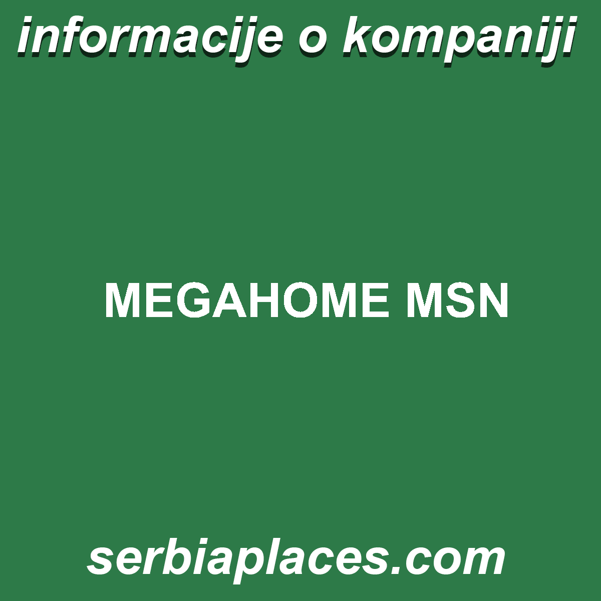 MEGAHOME MSN