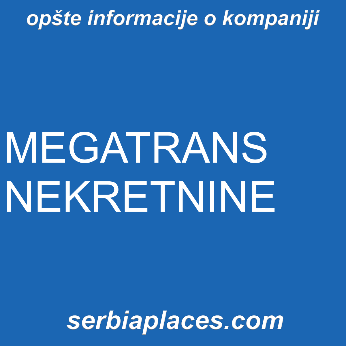 MEGATRANS NEKRETNINE