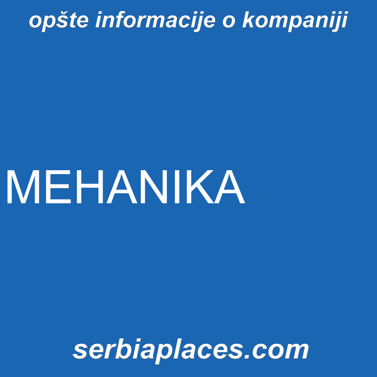 MEHANIKA