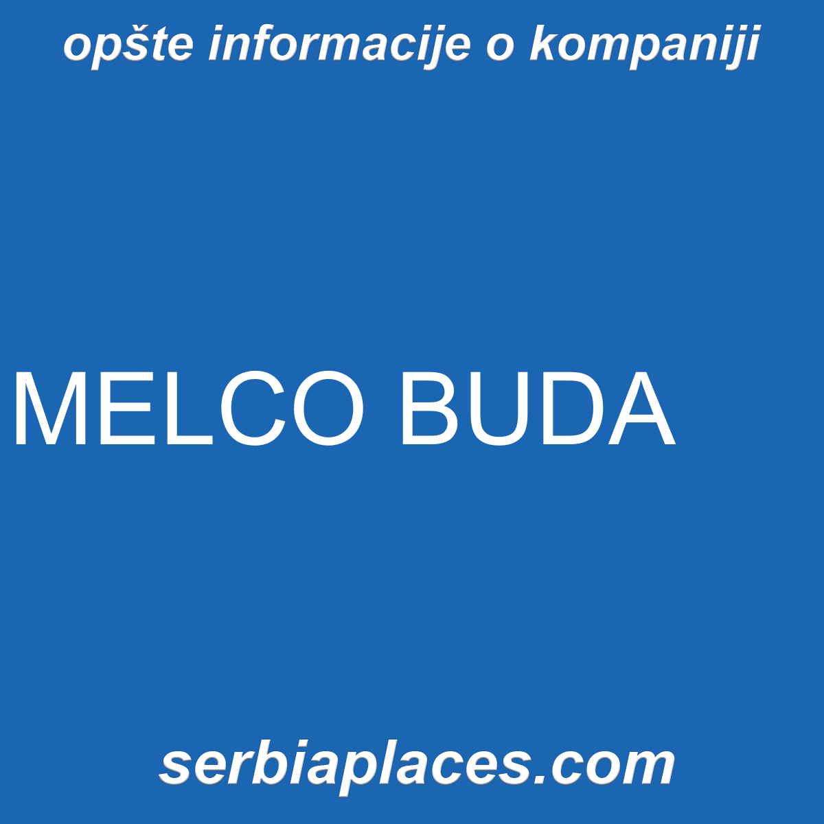 MELCO BUDA